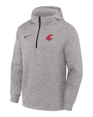 Мужское худи Washington State Cougars Nike NCAA Basketball Coaches' Pullover Hoodie для баскетбола
