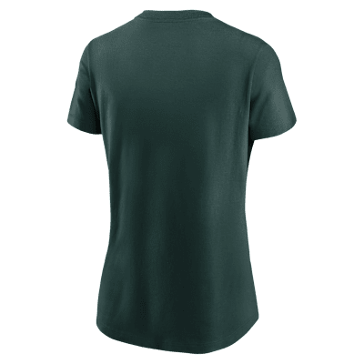 Michigan State Athletic Prep Arch Local Script Women's Nike College T-Shirt
