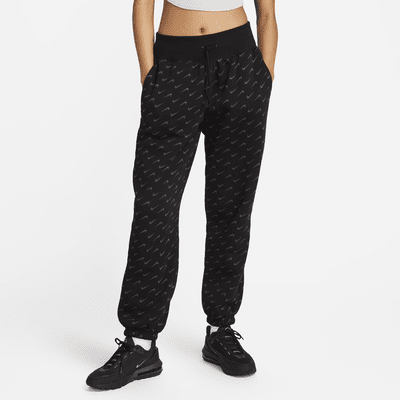 Nike Sportswear Phoenix Fleece Women's Oversized Printed Tracksuit Bottoms