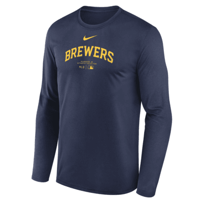 Мужская футболка Milwaukee Brewers Authentic Collection Practice