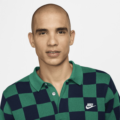 Polo Checkers para hombre Nike Sportswear Club