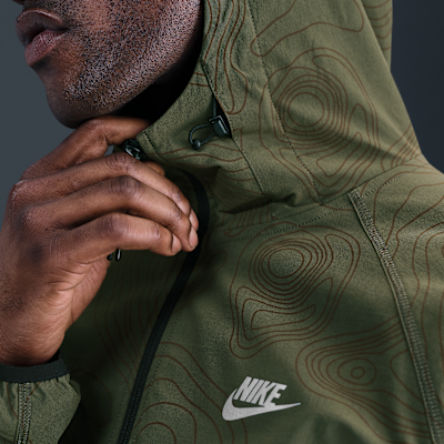 Nike Tech Men's Full-Zip Woven Windrunner Jacket