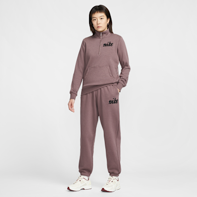 Nike Sportswear Club Fleece Women's Mid-Rise Oversized Tracksuit Bottoms