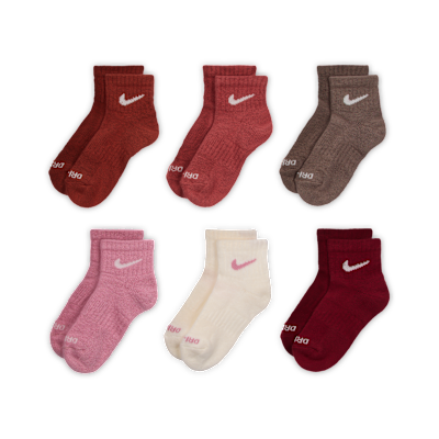 Nike Dri-FIT Younger Kids' Ankle Socks (6-Pack)