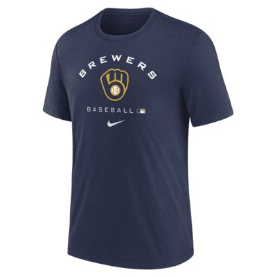 Playera para hombre Nike Dri-FIT Team (MLB Milwaukee Brewers). Nike.com