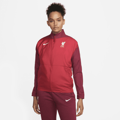 Chamarra de fútbol Nike Dri-FIT para mujer Liverpool FC