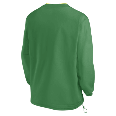 Oregon Ducks Sideline Men's Nike College Long-Sleeve Windshirt