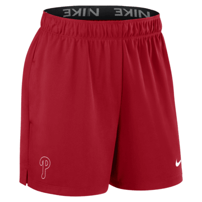 Philadelphia Phillies Authentic Collection Practice Women's Nike Dri-FIT MLB Shorts