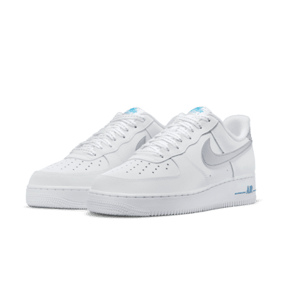 white nike air force blue tick