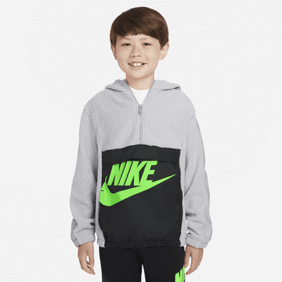 Felpa con cappuccio e zip a metà lunghezza per l'inverno Nike Sportswear -  Ragazzo. Nike IT