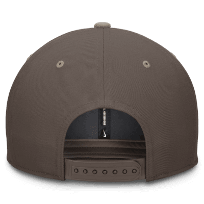 Gorra Nike Dri-FIT de la MLB ajustable para hombre New York Mets Statement Pro