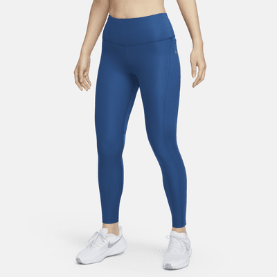 Nike One Women's Dri-FIT 7/8 Mid-Rise Leggings 1X - Plus Size - DD0345-334  - Alligator/White Green at Amazon Women's Clothing store