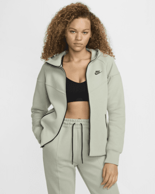 Женское худи Nike Sportswear Tech Fleece Windrunner Full-Zip Hoodie для бега