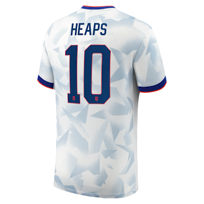 Jersey de futbol Nike Dri-FIT del USWNT local 2025 Stadium para niños talla grande Lindsey Heaps