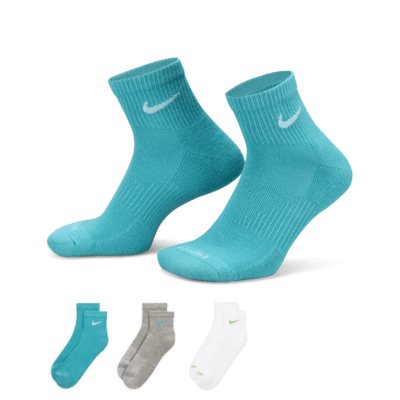 Nike Everyday Plus Cushioned Training Ankle Socks (3 Pairs)