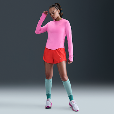 Playera de correr de manga larga de cuello redondo Dri-FIT UV para mujer Nike Swift