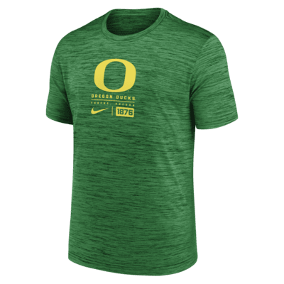 Oregon Ducks Campus Center Block Velocity Men's Nike Dri-FIT College T-Shirt