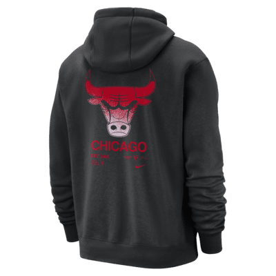 Felpa pullover con cappuccio Chicago Bulls Club Courtside Nike NBA – Uomo