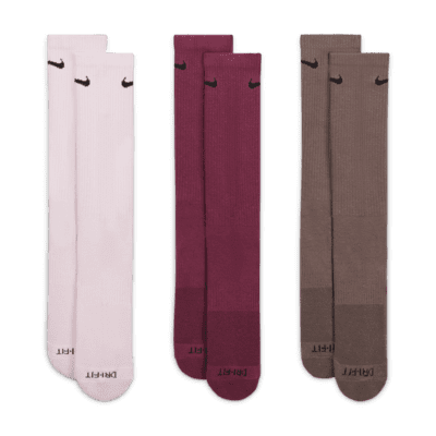 Calcetas de entrenamiento (3 pares) Nike Everyday Plus Cushioned