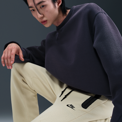 나이키 테크 남성 플리스 오픈 헴 팬츠