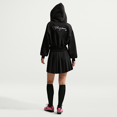 ナイキ スポーツウェア フェニックス フリース ウィメンズ ルーズ クロップド フルジップ パーカー