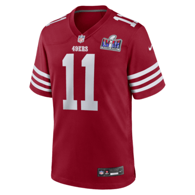 Jersey Nike de la NFL Game para hombre Brandon Aiyuk San Francisco 49ers Super Bowl LVIII