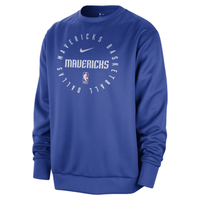 Dallas Mavericks Spotlight Men's Nike Dri-FIT NBA Crew-Neck Sweatshirt