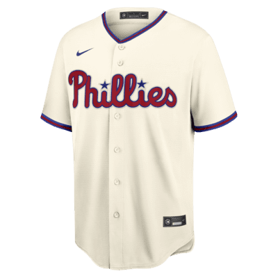 cream colored phillies jersey