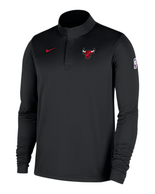 Мужские  Chicago Bulls Nike Dri-FIT NBA 1/4-Zip Long-Sleeve Top