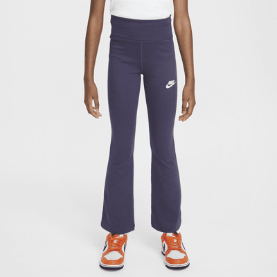 Nike Sportswear Classic Girls' High-Waisted Flared Leggings