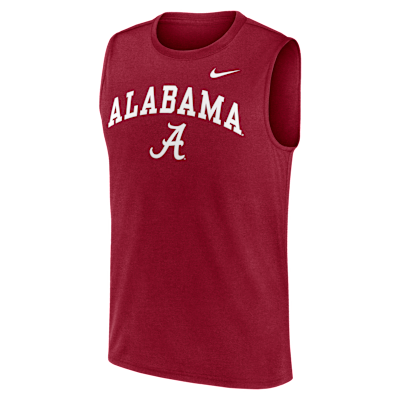 Alabama Primetime Arch Legend Men's Nike Dri-FIT College Muscle Tank Top from Nike - $40