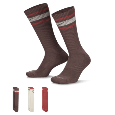 Nike Everyday Plus Cushioned Crew Socks (3 Pairs)