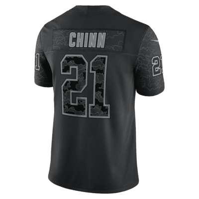Nike NFL Carolina Panthers Rflctv (Sam Darnold) Men's Fashion Football Jersey - Black L