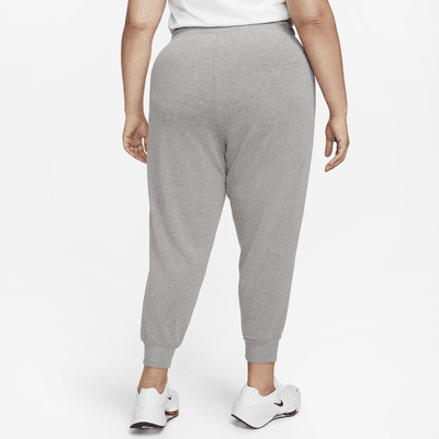 Nike Dri-FIT One Women's High-Waisted Full-Length Open-Hem French Terry  Tracksuit Bottoms