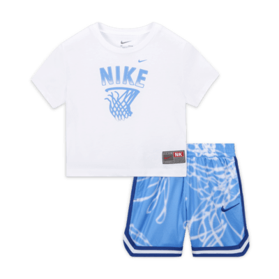 Nike Dri-FIT Culture of Basketball Baby (12-24M) 2-Piece Mesh Shorts Set