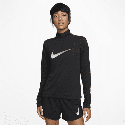 Nike Dri-FIT Swoosh Women's 1/4-Zip Long-Sleeve Running Mid Layer. Nike UK
