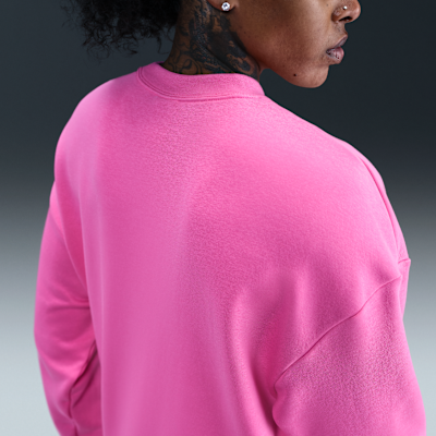 Sudadera de cuello redondo holgada para mujer Nike Club Fleece