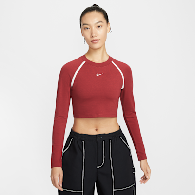 Nike Sportswear Women's Tight Long-Sleeve Cropped Top