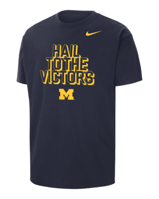 Мужская футболка Michigan Nike College Max90 Crew-Neck