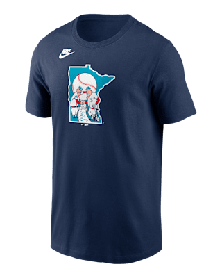 Мужская футболка Minnesota Twins Cooperstown Team Logo Nike MLB