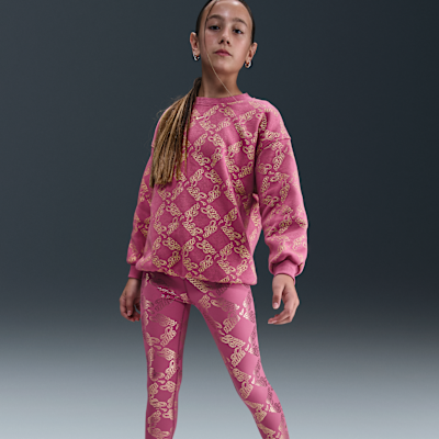 Nike One Big Kids' (Girls') Dri-FIT Printed Leggings