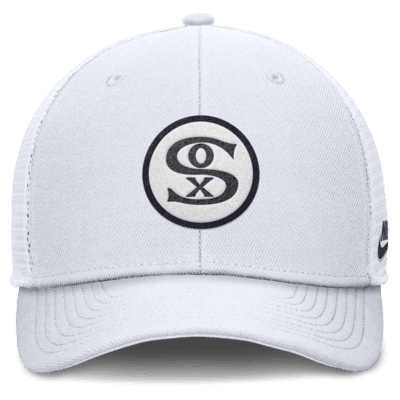 Gorra de rejilla Nike Dri-FIT de la MLB ajustable para hombre Chicago White Sox Cooperstown Rise