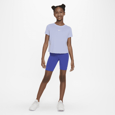 Playera de entrenamiento para niña talla grande Nike Dri-FIT Breathe