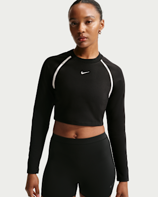 Женские тайтсы Nike Sportswear Tight Long-Sleeve Cropped Top
