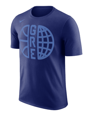 Мужская футболка Greece Practice Nike Basketball для баскетбола