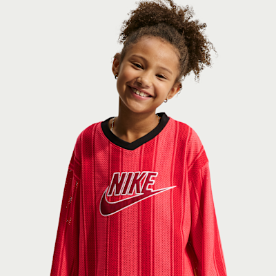 Nike Sportswear Collection Big Kids' Long-Sleeve Mesh Jersey