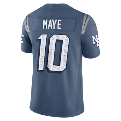Drake Maye New England Patriots Rivalries Collection Men's Nike Dri-FIT NFL Limited Jersey
