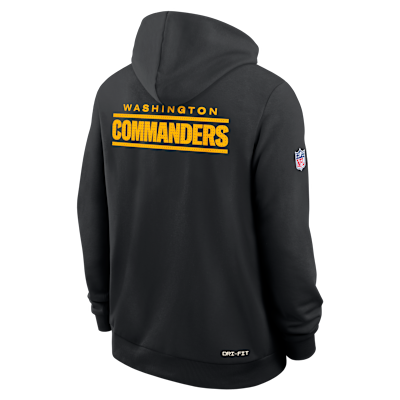 Sudadera con gorro sin cierre Nike Dri-FIT de la NFL para hombre Washington Commanders Initial Home Sideline