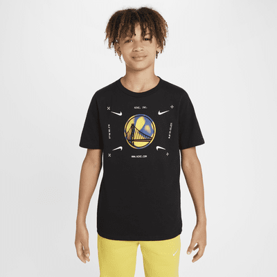 Golden State Warriors Nike NBA-Logo-T-Shirt für ältere Kinder (Jungen)