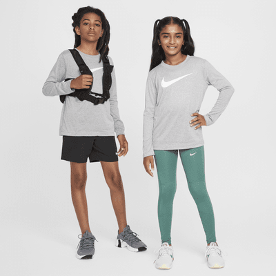 Playera de manga larga Dri-FIT para niño talla grande Nike Legend